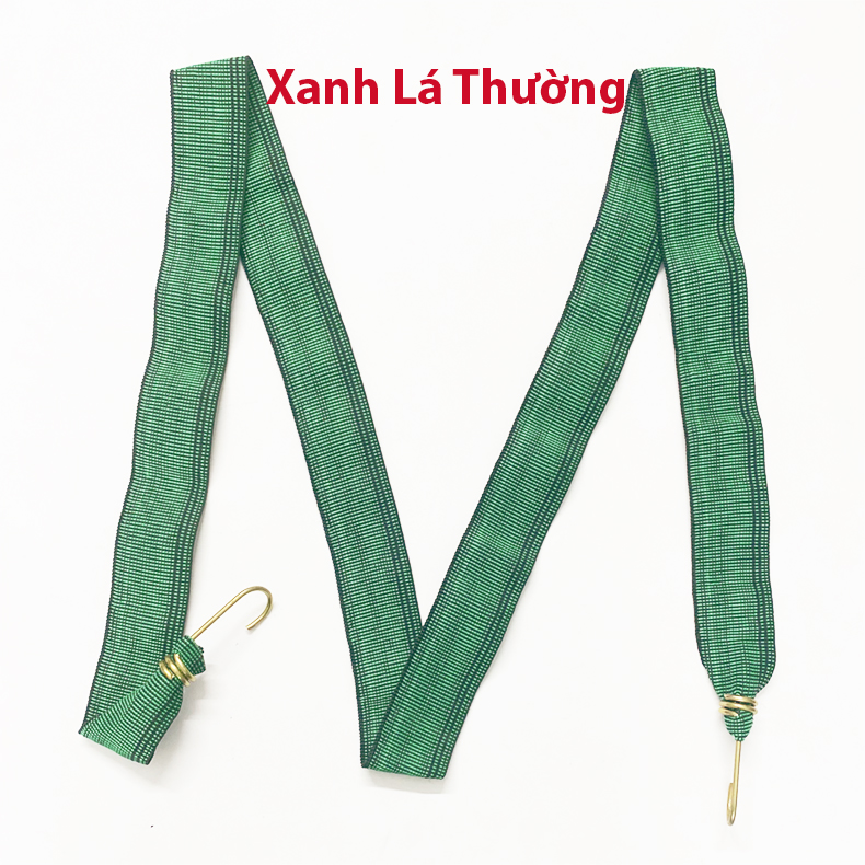 Dây thun dẹp xanh lá loại thường dài 2.5M